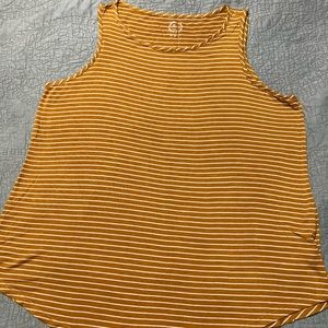 COPY - Maurice’s 24/7 Mustard Yellow Stripe Tank - Size L
